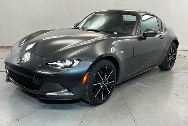 New Machine Gray Metallic 2026 Mazda MX-5 Miata RF Grand Touring